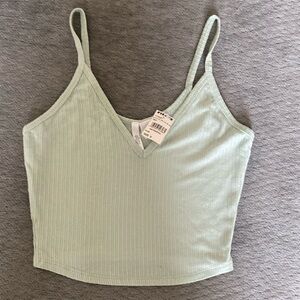 Brand Mew with tags v-neck cropped tank top